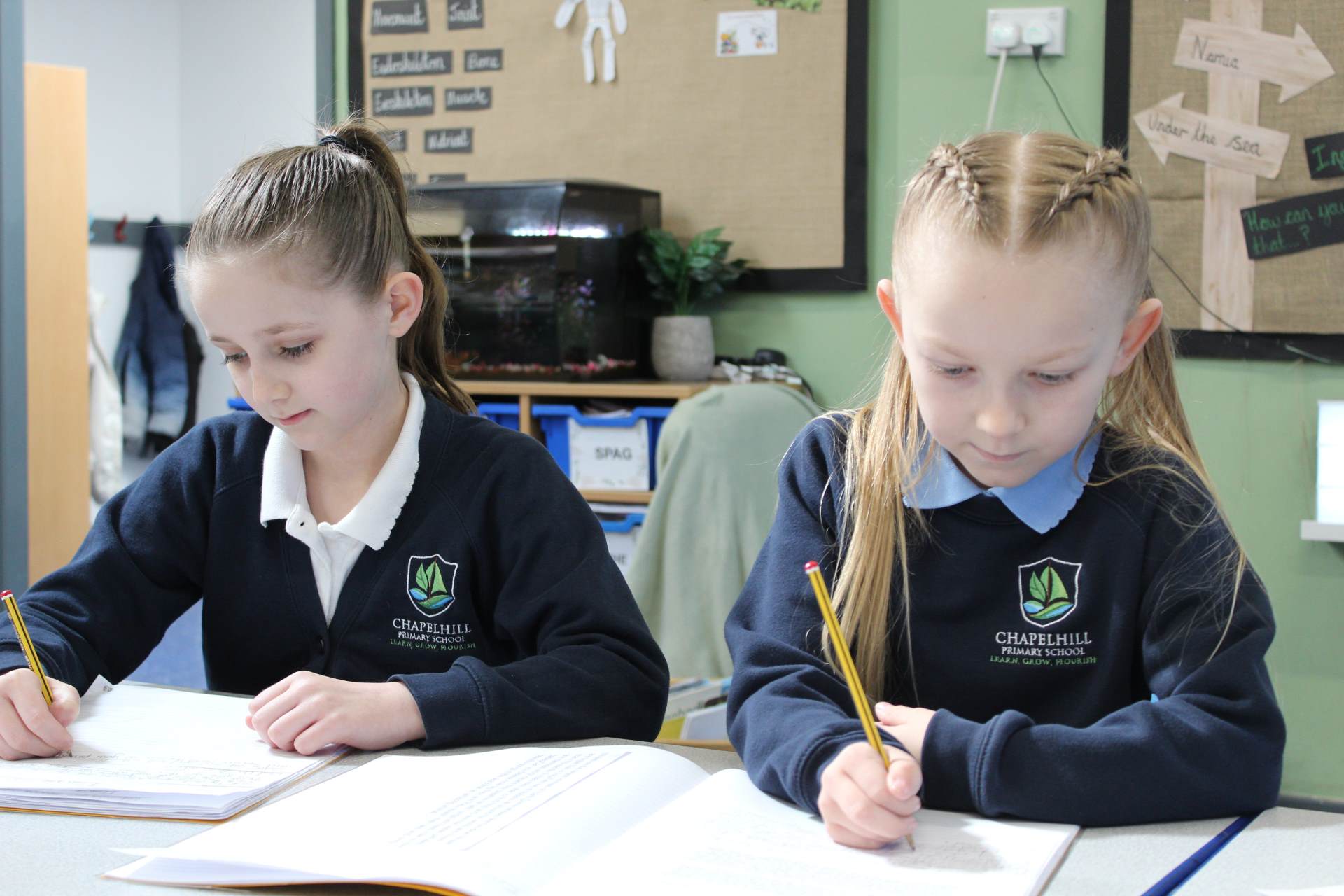 Pupils at Chapelhill Primary School